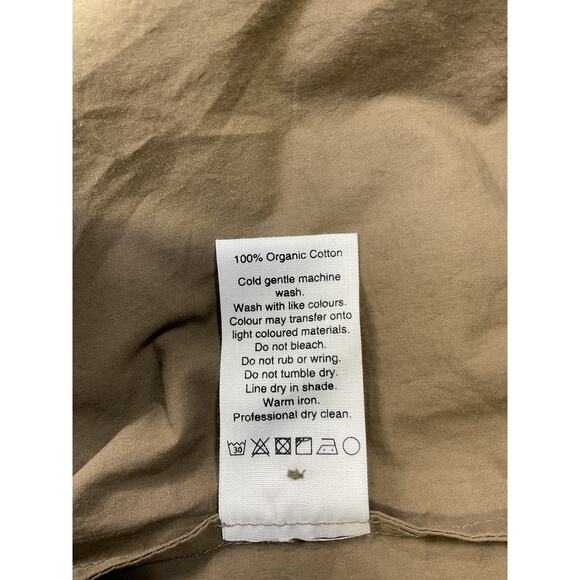 Matteau Mini Shirt Green Cotton Dress Size 1 - Picture 5 of 5